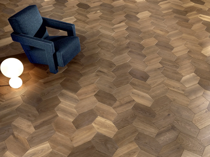 DESIGN PANELS OMBRE - Oak flooring _ FOGLIE D'ORO